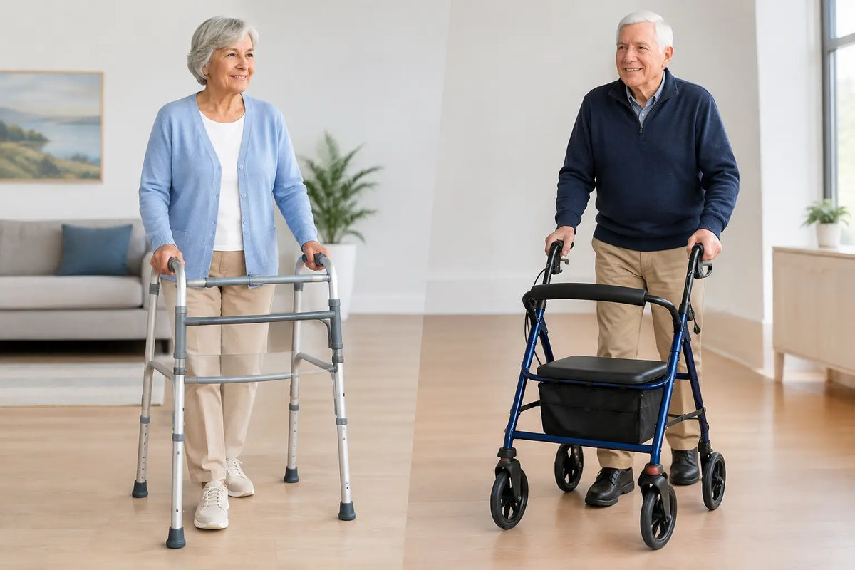 Walker Versus Rollator Comparison for Safer Steps