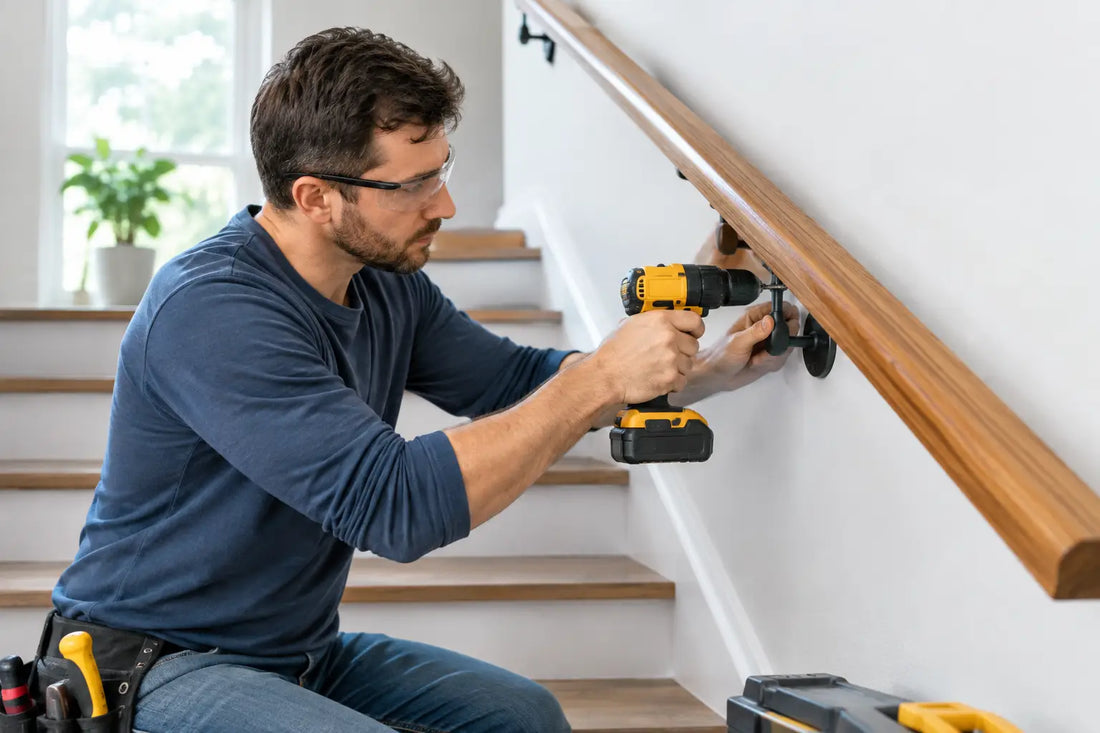 How to Install Stair Handrails Safely at Home