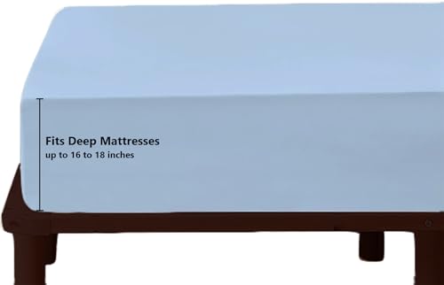 Half Split Queen Fitted Sheet for Adjustable Beds