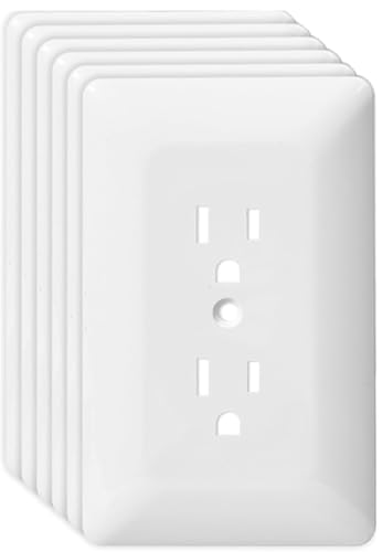 6 Pack Duplex Outlet Covers Wall Plates 1