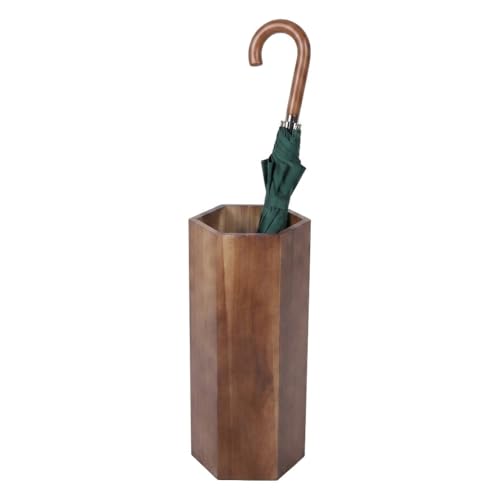 Wooden hexagon Umbrella Stand Rack