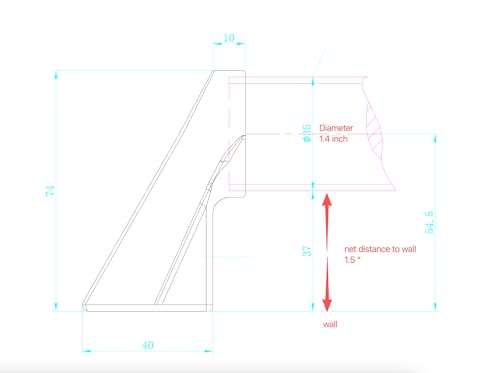 Handrails mounting Auxiliary Bracket
