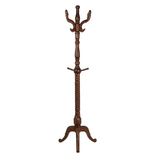 Freestanding Coat Rack Stand with 8 Hooks