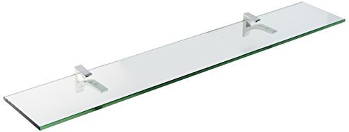 4" x 27" Chrome Cardinal Glass Shelf