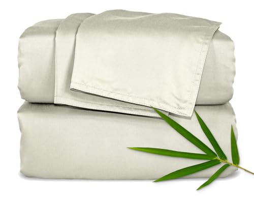 King Sheets Genuine 100% Organic Viscose Derived from Bamboo Bed Sheet Set (4 Piece Set) - Bel Marant
