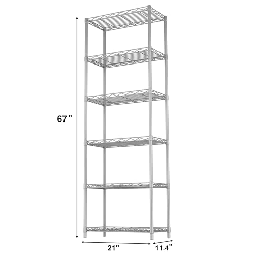 6 Tier Wire Shelving