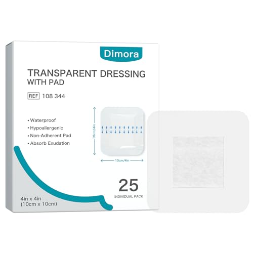 Waterproof Adhesive Bandages with Pad (25 Count)