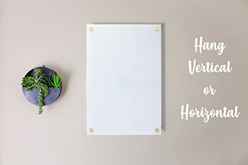 Tear Drop Acrylic Dry Erase Board