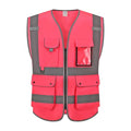 8 Pockets High Visibility Class 2 Reflective Safety Vest for Men & Women Meets ANSI Standards
