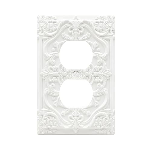 Victorian Floral Duplex Outlet Cover Plate