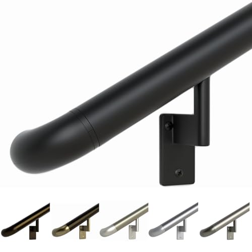 Satin Black 6ft ADA Handrail Kit