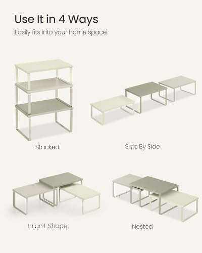 Cabinet Organizer Shelf (3 Count)