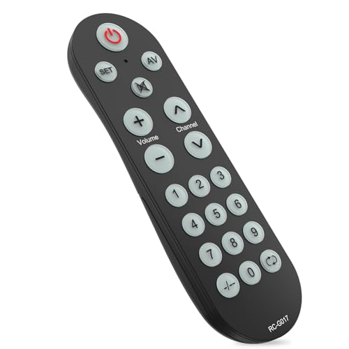 Backlit Big Button Universal Remote Control for Most of TVs Backlit