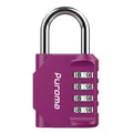 1 Pack Combination Lock Locker 4 Digits Combo Padlock Gym Red