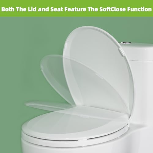 Round Toilet Seat Soft Close (2 Count)
