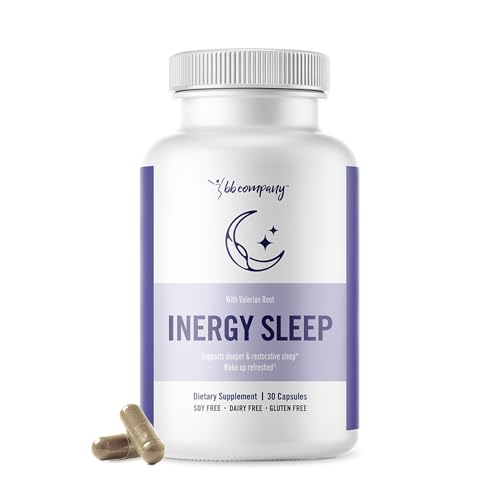 inergySLEEP Natural Sleep Supplement & Sleep Aid for Deep Sleep (30 Count)