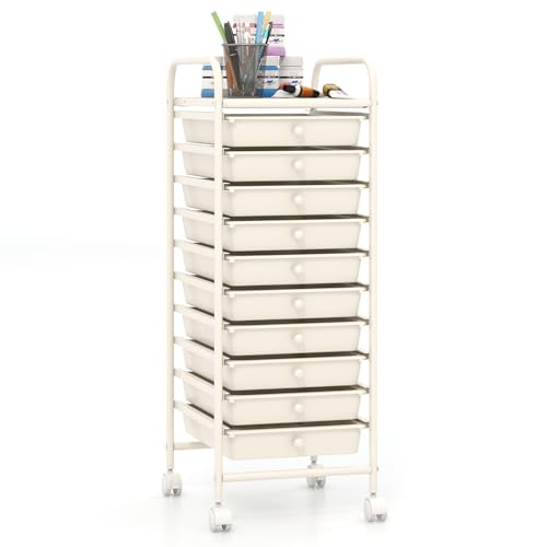 10 Drawer Storage Cart w