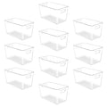 10 Pack Clear Storage Bins (10 Count)