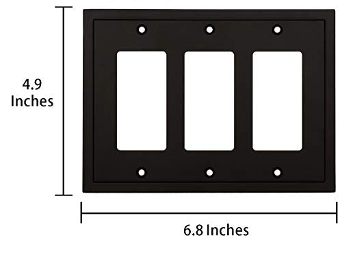 Modern Edge Decorative Wall Plate Switch Plate Outlet Cover