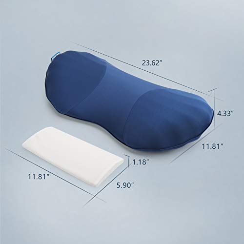Adjustable Memory Foam Lumbar Support Pillow for Sleeping