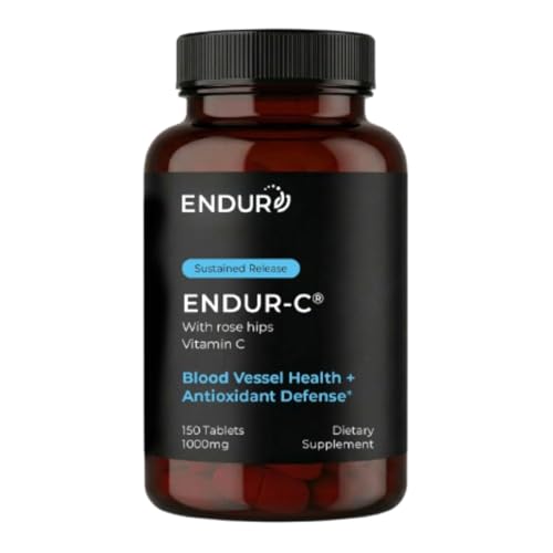 ENDUR-C - Vitamin C + Rose Hips - SR (Sustained Release) 1000 mg (150 ct) (150 Count)