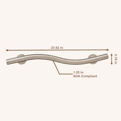24 Inch Wave Grab Bar