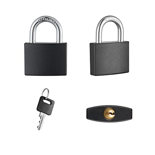 Covered Aluminum Padlock with Key (8 Count)