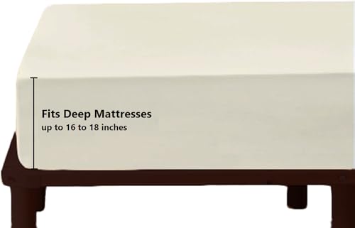 Top Split California King Fitted Sheet Only for Adjustable beds