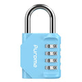 1 Pack Combination Lock Locker 4 Digits Combo Padlock Gym Sky Blue