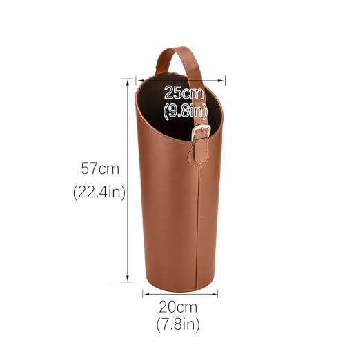 Indoor Entryway leather Umbrella bucket
