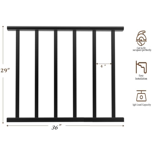 3Ft W x 36in H Level Deck Railing Kit