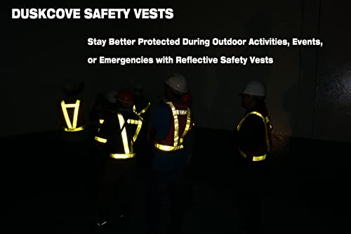 2 Pack Hi Vis Safety Vests (2 Count)