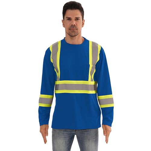 Hi Vis Safety Long Sleeve Shirts