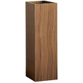 Umbrella Stand Wood Umbrella Holder Farmhouse Bucket Square Wooden Holder Canes Walking Sticks for Home Office Entryway 6.3" L x 6.3" W x 19.7" H