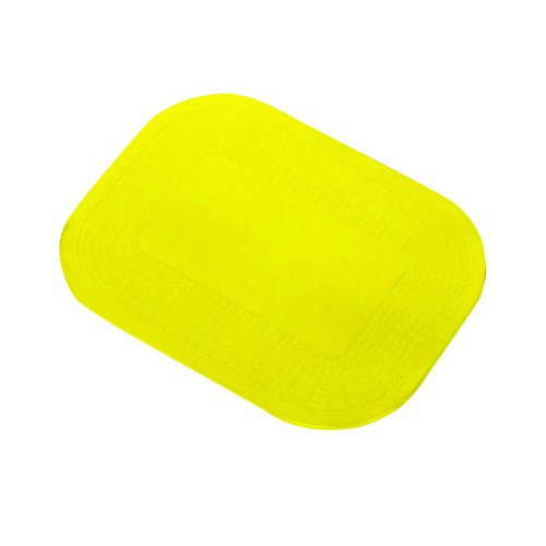 Non-Slip Mat, Ideal Daily Living Aid for Independent Living and Caregivers, Designed to Address Stabilization and Gripping Problems Found Around the Home, Yellow Textured Pad 10" x 14" x 1/8"