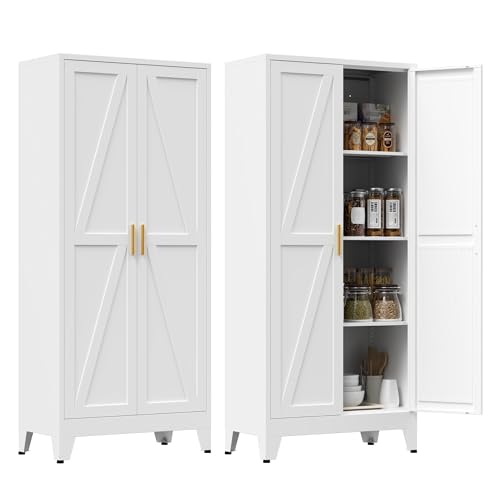 61" Tall Metal Pantry Cabinet