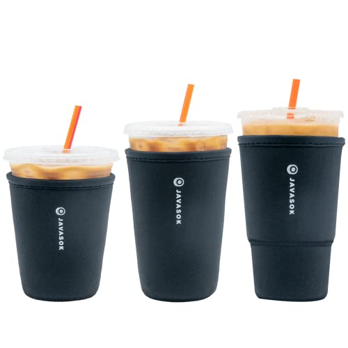JavaSok Iced Coffee & Cold Soda Insulated Neoprene Cup Sleeve