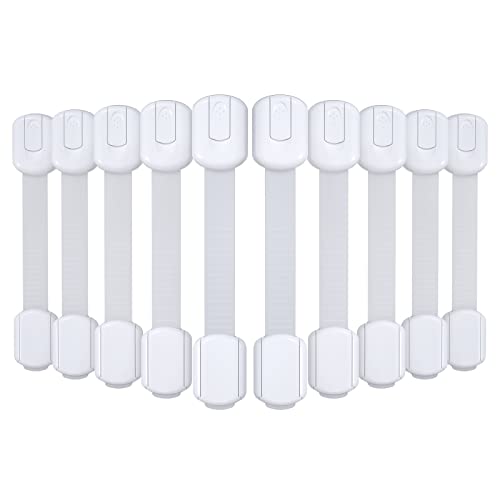 10 Pack Baby Proof Cabinet Locks (10 Count)