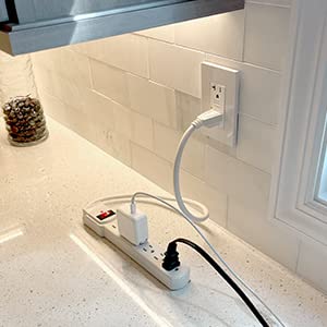 6 Outlet Power Strip Surge Protector (4 Count)