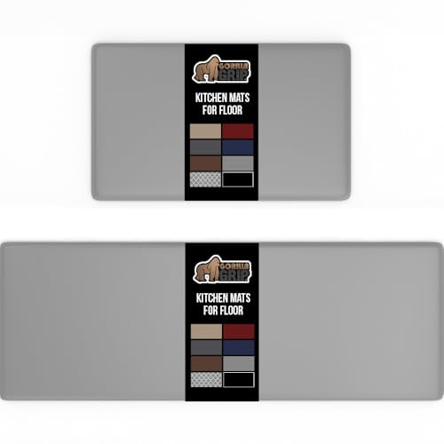 Cushioned Kitchen Mats for Floor (2 Count)