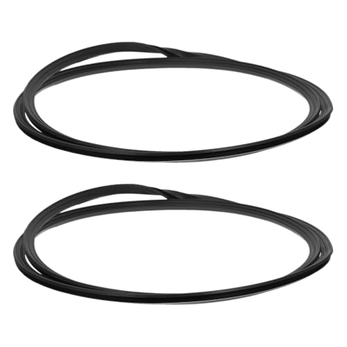 2Pcs Barber Chair Base Rings Non Slip Rubber Gaskets for Salon Chair Stability and Floor Protection 20.47X20.47X0.39In Hairdressing Accessories (2 Count)