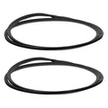 2Pcs Barber Chair Base Rings Non Slip Rubber Gaskets for Salon Chair Stability and Floor Protection 20.47X20.47X0.39In Hairdressing Accessories (2 Count)