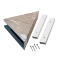 Vinyl Shower Shelf in Venetian Marble