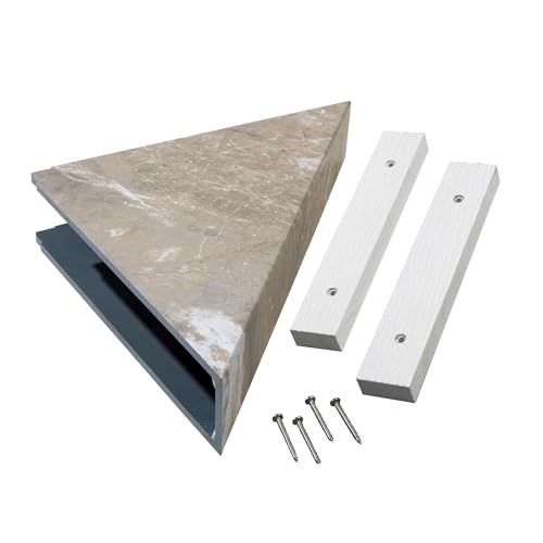 Vinyl Shower Shelf in Venetian Marble