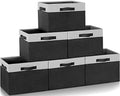 Large Storage Baskets for Shelves 6 Pack (6 Count) - Bel Marant