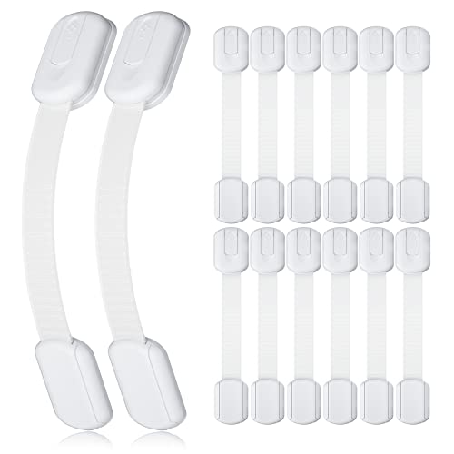 14 Pack Baby Proof Cabinet Latches (14 Count)