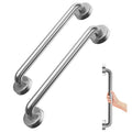 18 Inch Polished Chrome Grab Bar for Shower (2 Count)
