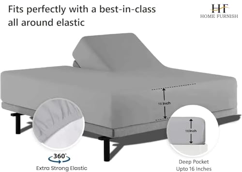 Top Split King Fitted Sheet for Adjustable beds