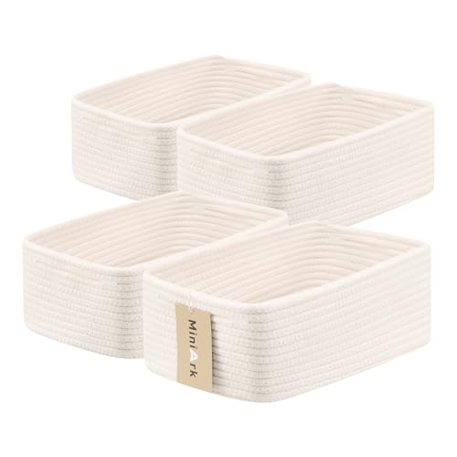 Small Storage Baskets for Organizing (4 Count)