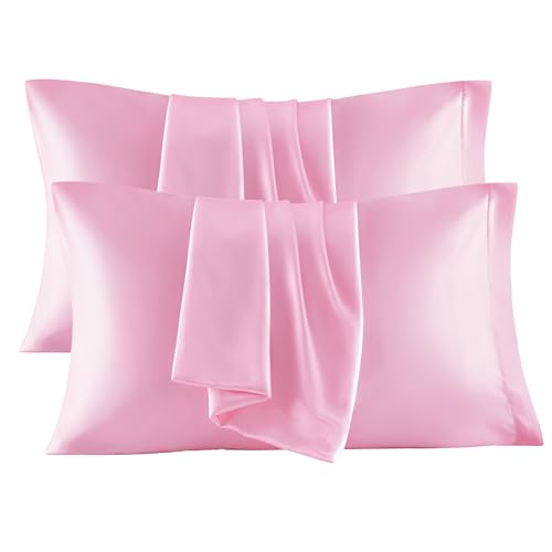 Satin Pillowcases Standard Size Set of 4 (4 Count)